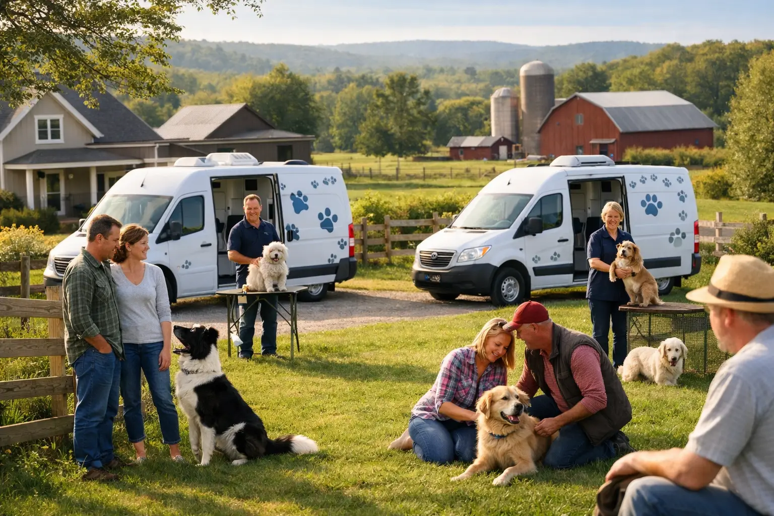 Is a Mobile Dog Grooming Van Franchise Good in Rural Areas?